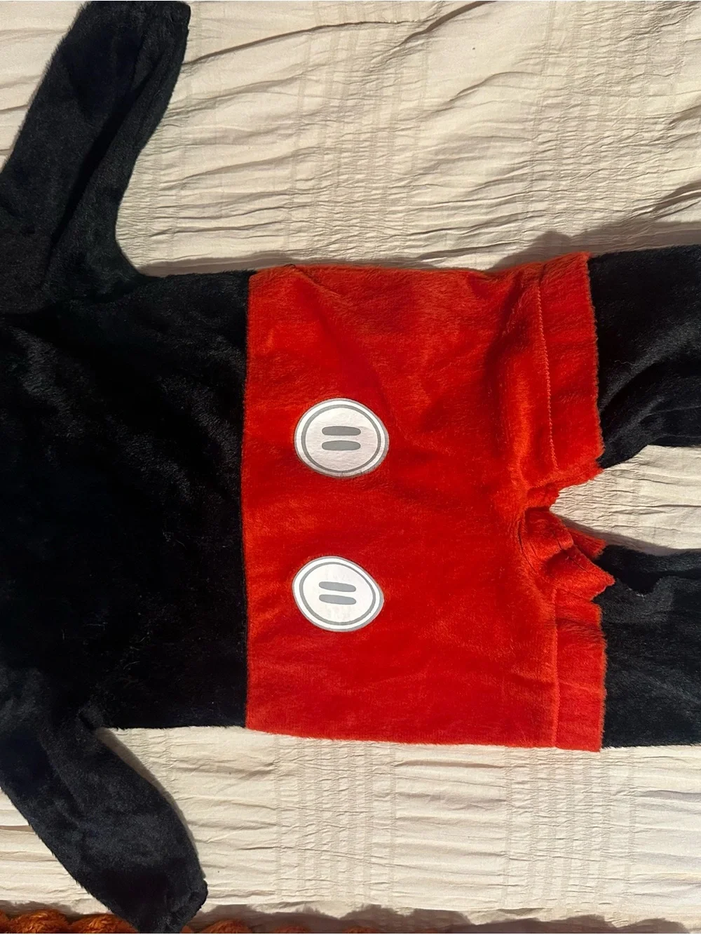 Disney Black and Red Mickey Mouse Costume with Ear Hat